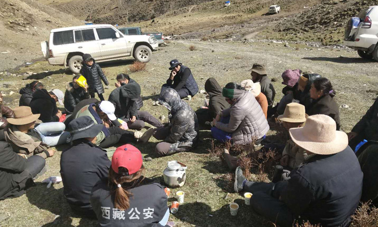 那曲比如蟲草采集點知識宣傳